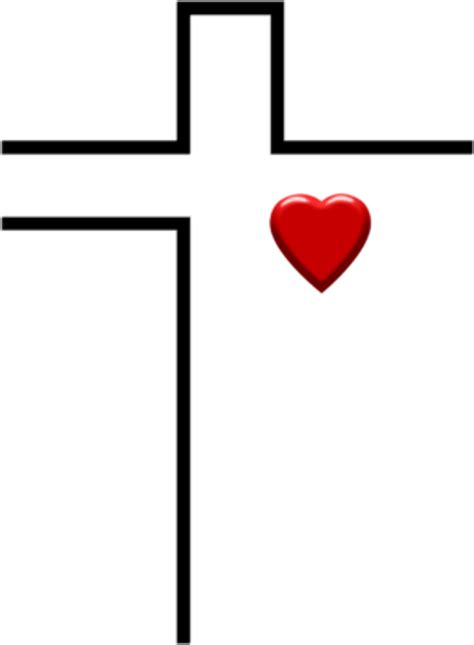 Download High Quality Cross Clip Art Heart Transparent Png Images Art