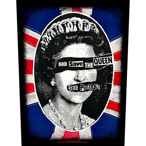 The Sex Pistols Back Patch God Save The Queen Wholesale Only And Official Licensed