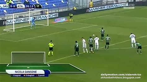 Nicola Sansone Incredible Penalty Miss Sassuolo V Atalanta 13 09