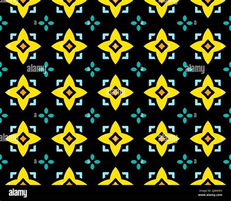 An Illustration Of Seamless Tile Patterns Stock Photo Alamy