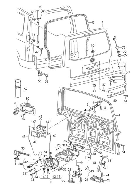 Tailgate Parts List Vw T4 Forum Vw T5 Forum