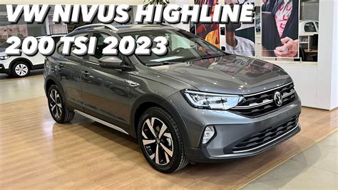 VW Nivus Highline 200 TSI 2023 Linha 2023 Em Detalhes 4K HDR