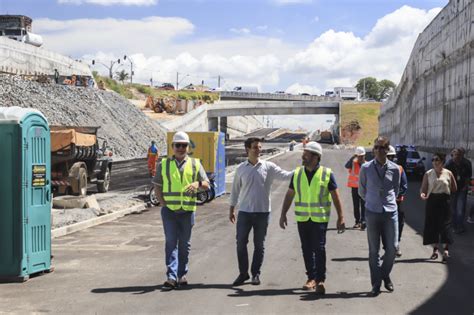 Eduardo Pimentel Inicia O Ano Vistoria Nas Obras Da Linha Verde Em