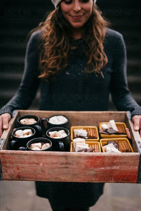 Presenting Hot Choco And S Mores By Stocksy Contributor CWP LLC Hot Chocolate