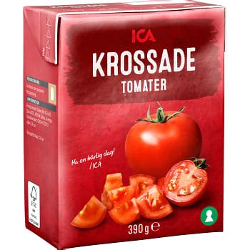 Krossade tomater 390 g ICA Handla mat online från din lokala ICA butik