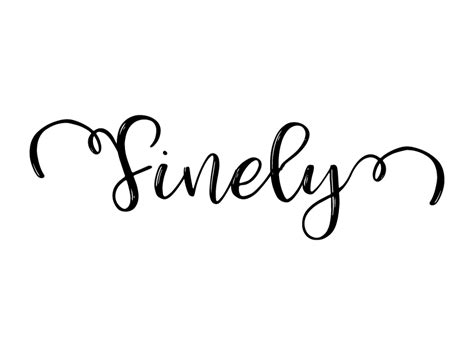 finely lettering typography graphic  islanowarul creative fabrica