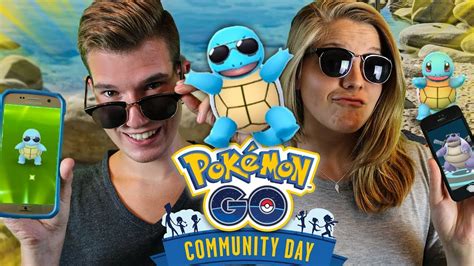 Shiny Schiggy Mit Sonnenbrille 😍 Pokémon Go Community Day Youtube