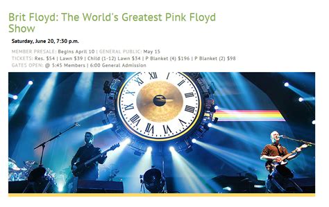 Brit Floyd The Worlds Greatest Pink Floyd Show The Britt On