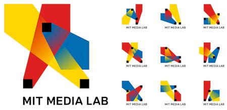 Experimental logo for the MIT's Media Lab