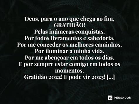 Deus Para O Ano Que Chega Ao Fim La S Carvalho Di Rio Meu