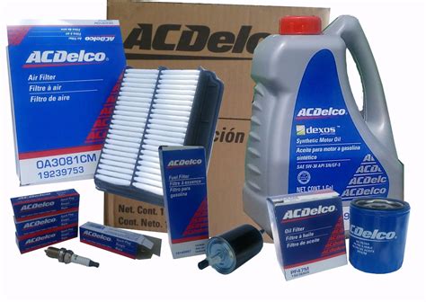 Kit Afinación Aveo Original Acdelco Aceite Mobil 15w40 820 00 en