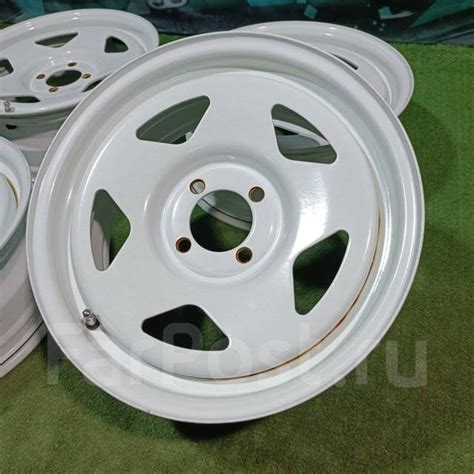 Белые диски - штамповка! R15, PCD 4-100, W, 15", 1 шт, 4x100 ...