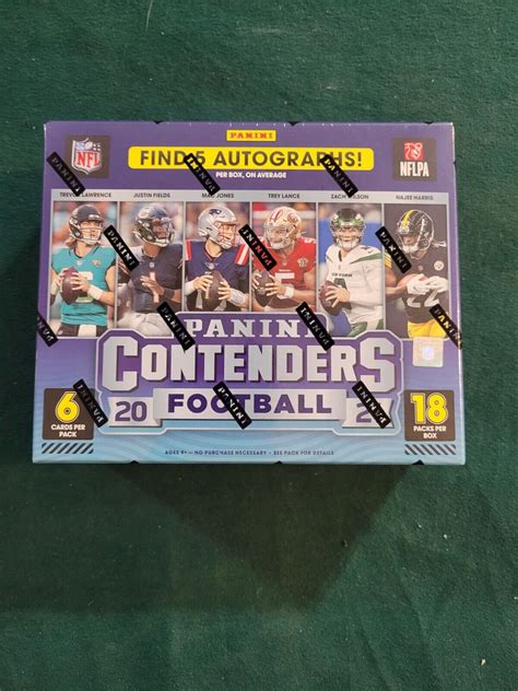 Panini Contenders Nfl Hobby Box First Off The Line Viking