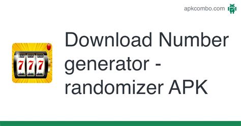 Number Generator Randomizer Apk Android App Free Download