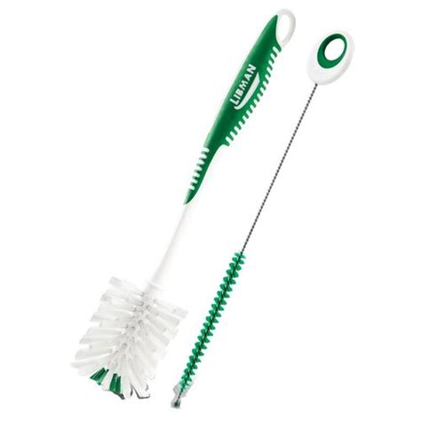 Libman 1371 Bottle And Straw Brush Set 25 W Soft Bristle 6 Plastic