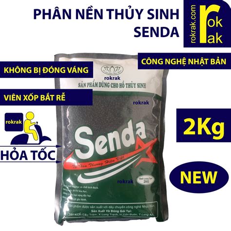 Mua Phân Nền Thủy Sinh Senda Gói 2kg Rokrak Công Nghệ Nhật Hàng Chính