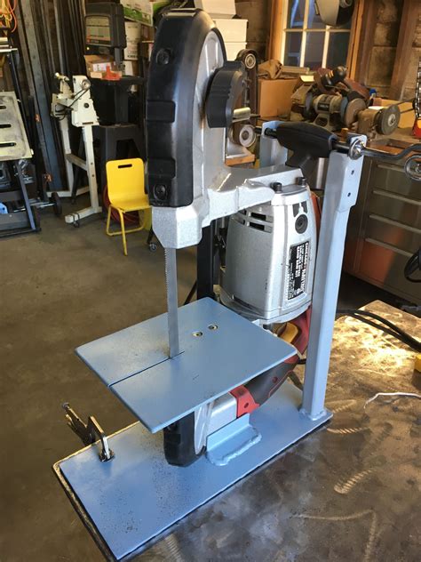 Nifty Vertical Table Saw Stand For You Portable Bandsaw That Keeps Your