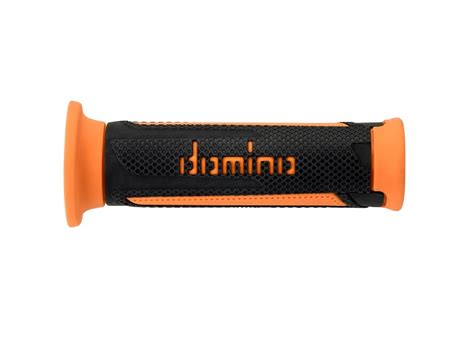 Domino A350 TURISMO двухцветные грипсы Anthracite/orange (Italy ...