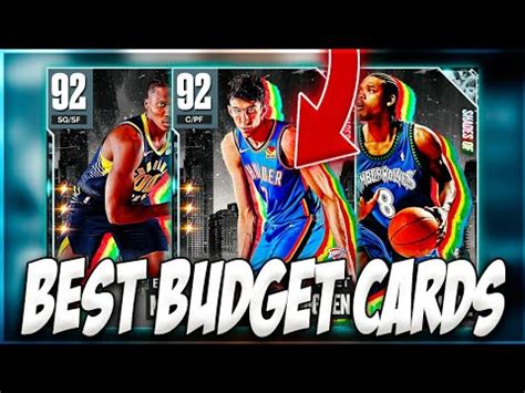 Ranking The Top Best Budget Cards In Nba K Myteam Youtube