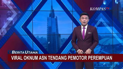 Viral Video Oknum Asn Tendang Pemotor Wanita Hingga Terjatuh Diduga