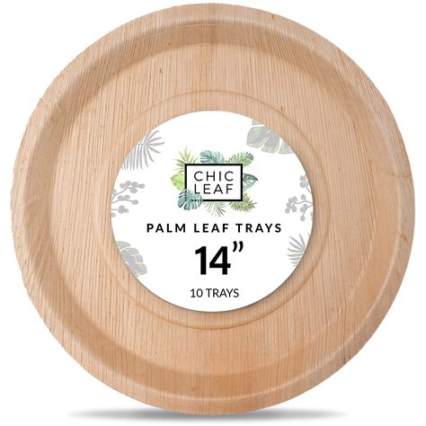 Buy Chic Leaf Disposable Palm Leaf Trays Like Bamboo Serving Tray And