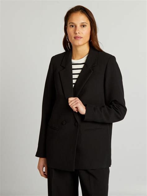 Veste De Tailleur Noir Kiabi