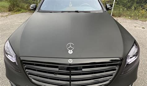 Mercedes Black Matt From Avery Dennison Wrap Like Royalty