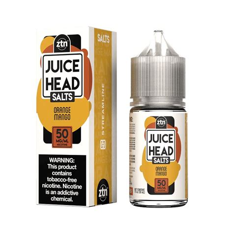 Juice Head E Liquid Salts Orange Mango 50g Ml Nimbus Imports