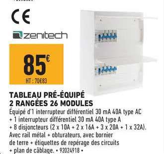 Promo Tableau Pr Quip Rang Es Modules Zenitech Chez Brico Cash