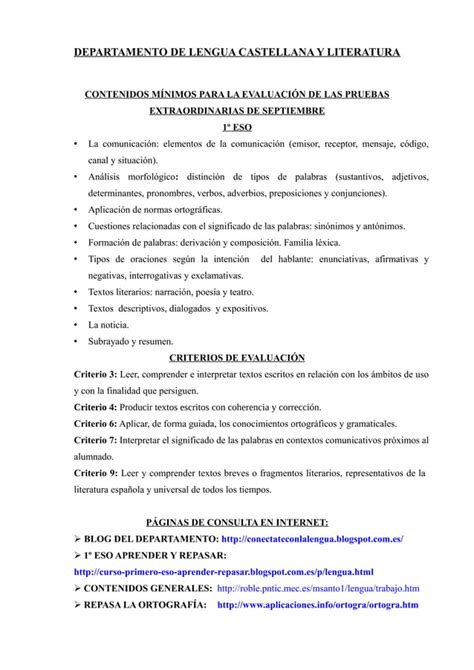 Contenidos M Nimos Eso Pdf