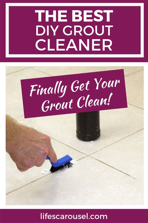 How To Clean Grout The Best Homemade Grout Cleaner Artofit