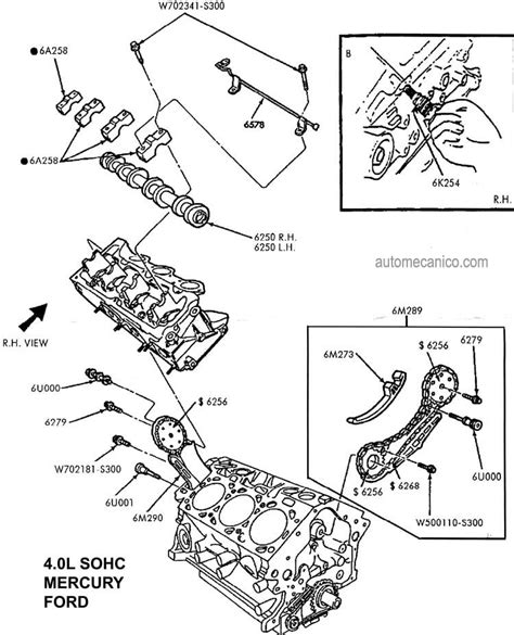 Ford Explorer L Sohc Cadena De Tiempo Timing Chain Descripcion