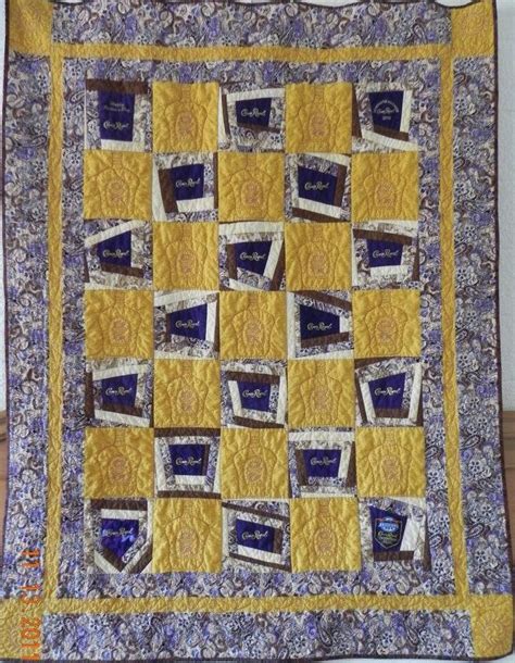 Crown Royal Quilt Made Out Of Crown Royal Bags Crown Royal Bags