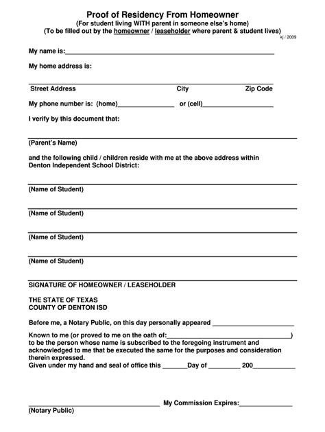 Proof Of Domicile Documents 2020 2021 Fill And Sign Printable