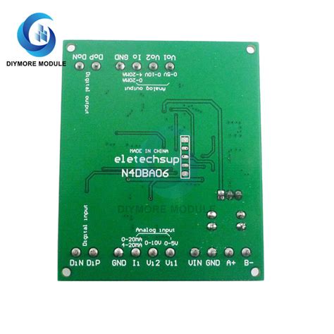 M Dulo Digital Anal Gico De Canales Protocolo Rs Modbus Rtu Adc Dac N Dba Componentes