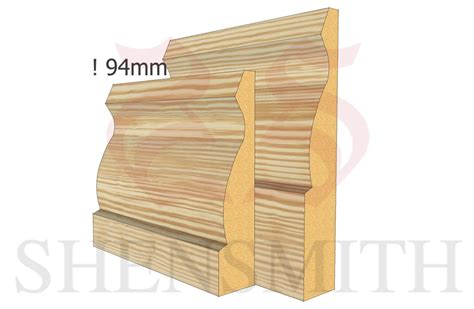 Large Ogee Pine Skirting Board SkirtingBoards