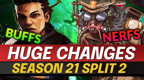 SEASON 21 SPLIT 2 PATCH NOTES Boodhound DELETED GUN CHANGES Legend