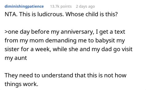 Man Asks If Hes A Jerk For Wanting To Celebrate His Wedding Anniversary With His Wife Instead