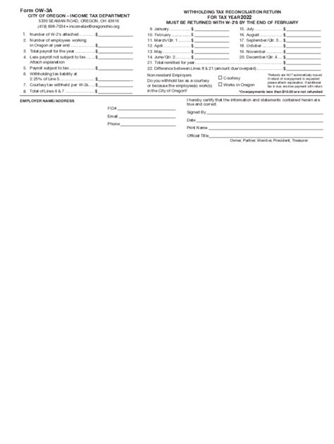 City Of Oregon Tax Department Complete With Ease Airslate Signnow