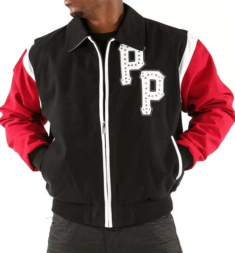 Pelle Pelle Black Red Street Kings Wool Jacket PPJ