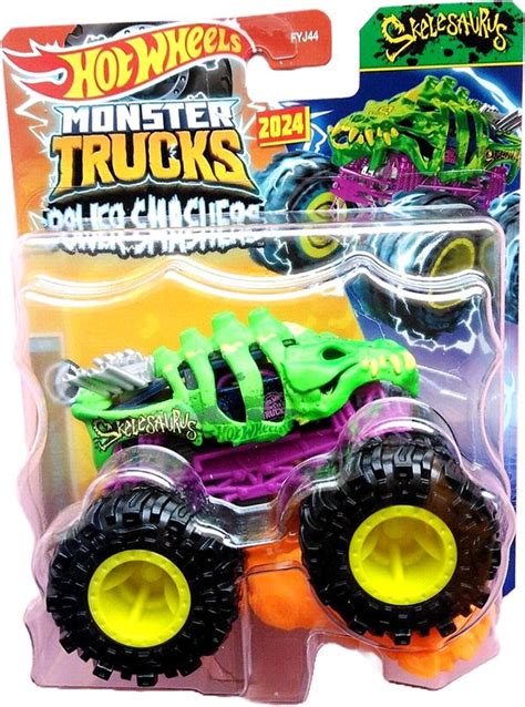 Бъги Hot Wheels Monster Trucks Skelesaurus Отлична цена Ozone bg