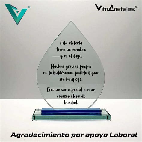 Palabras De Agradecimiento Por Apoyo Laboral Vitricristales Tienda