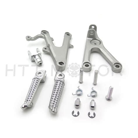 Free Shipping Front Rider Foot Rest Pegs Brackets For 2003 2010 Yamaha