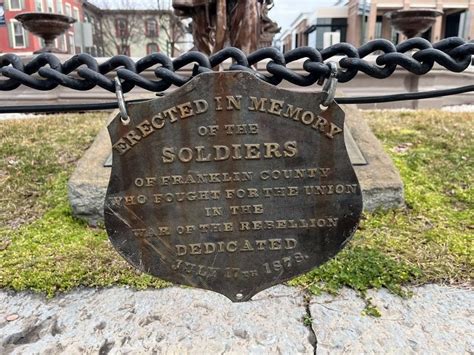 Union Soldiers Of Franklin County Historical Marker