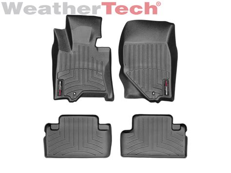 Weathertech Floor Mats Floorliner For Infiniti Ex35qx50 2008 2013 Black Ebay