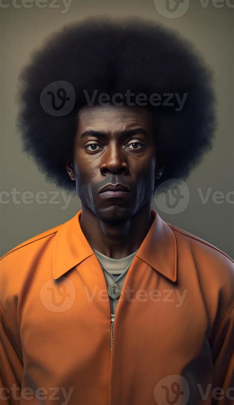 Ultra Realistic 3d Illustration Of A Black Skinned Afro Haired Adult