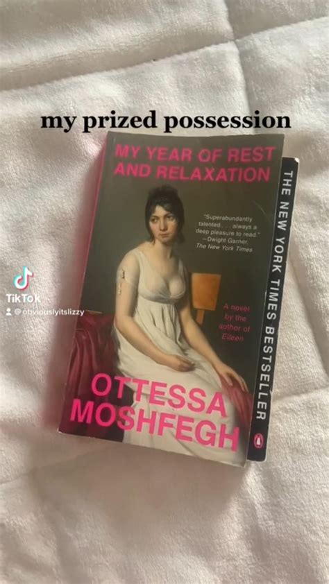 My Year Of Rest And Relaxation Signed By Ottessa Moshfegh Rest And