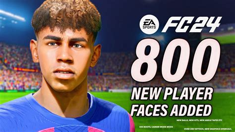 800 New Player Faces Added To Ea Fc24 Mgr Faces Boots Outfits Socks