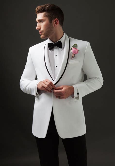 Ike Behar White Majestic Tuxedos