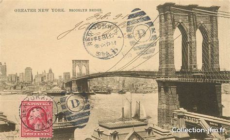 Cpa Usa New York Pont De Brooklyn Etats Unis New York Ref